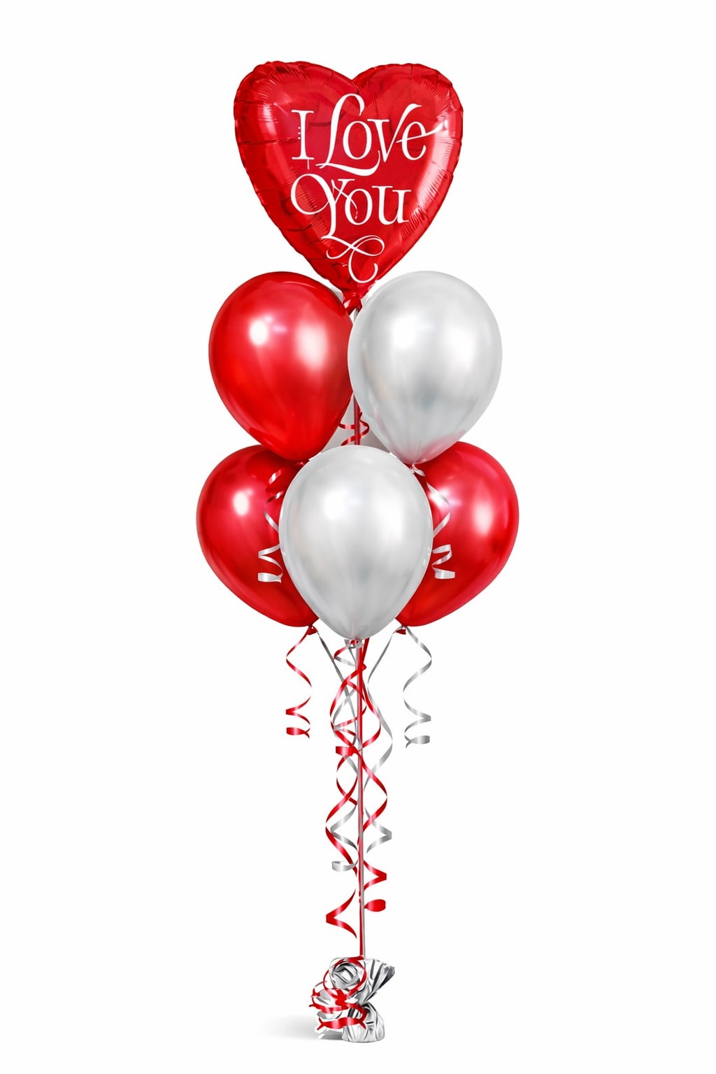 I Love You Ballon Bouquet - Surprise the one you love with an “I Love You” balloon bouquet. Our expert balloon designers are ready to create your beautiful “I Love You” bouquet to capture the spirit of your relationship. Bring a little extra romance to any occasion with our carefully crafted balloon bouquets. Order your I Love You Balloon Bouquet for delivery today.