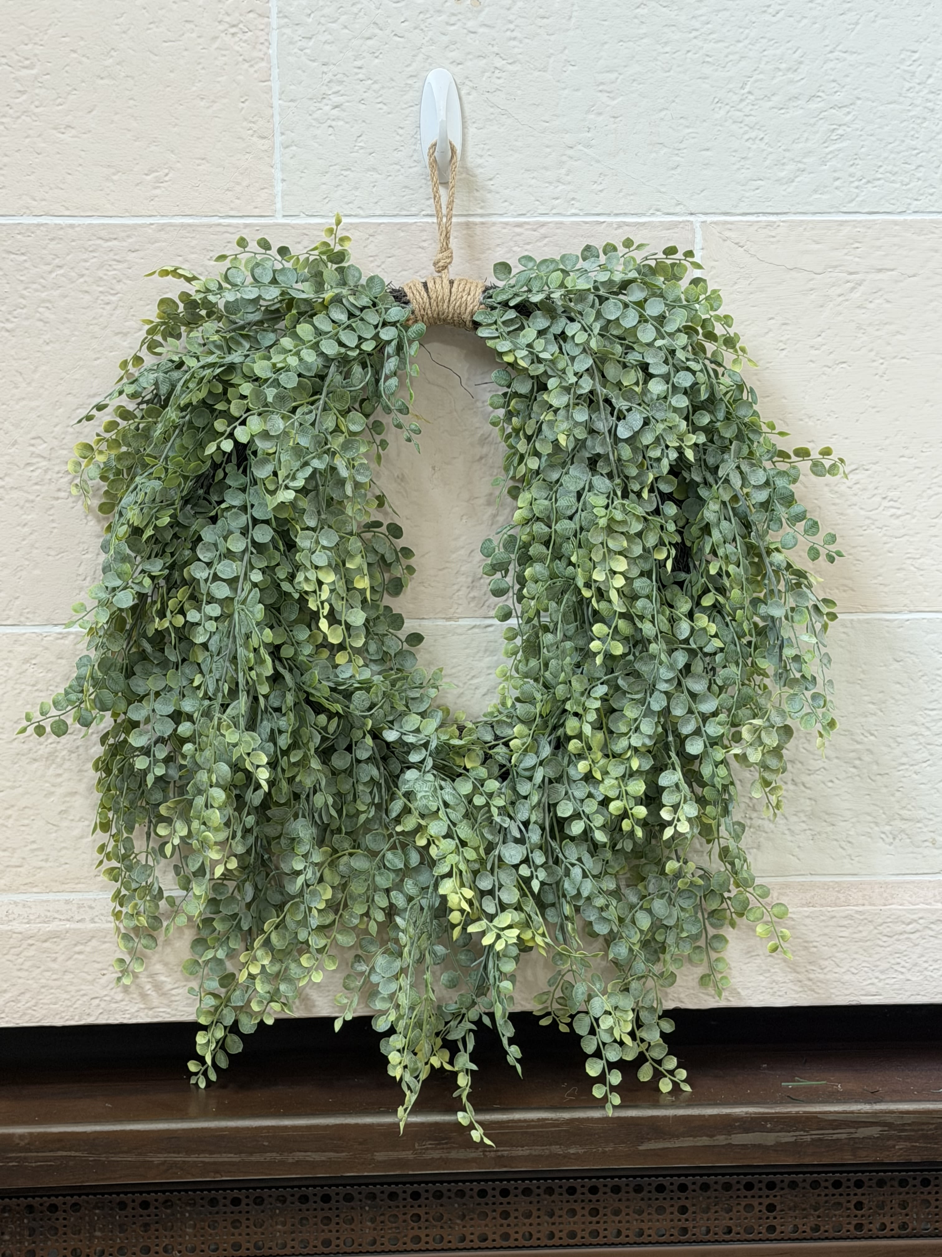 Flowy Green Wreath  - A flowy greenery wreath 