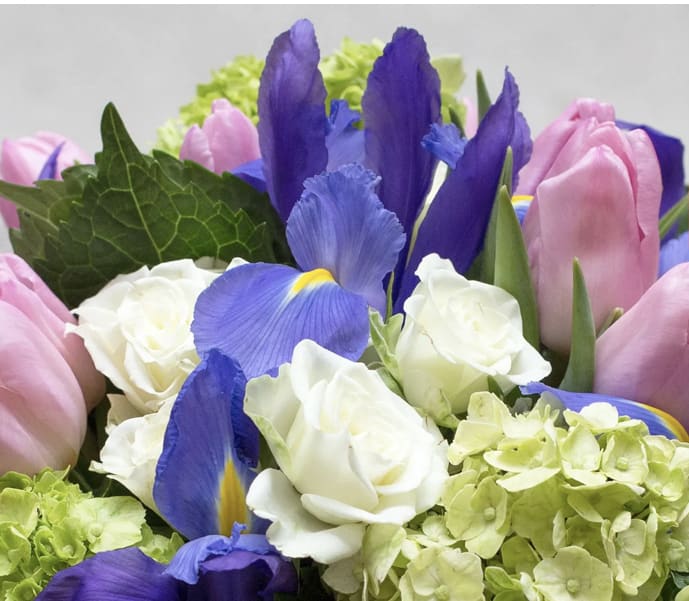 Designer's Choice Spring - *** The photo is example but due to high demand, the bouquet delivered may not have the flowers or colors included in the l listing photo.****  Three price points available using spring flowers. You pick your budget and we design something fabulous. Please tell us if there is something you absolutely don’t want to be included in the design.  