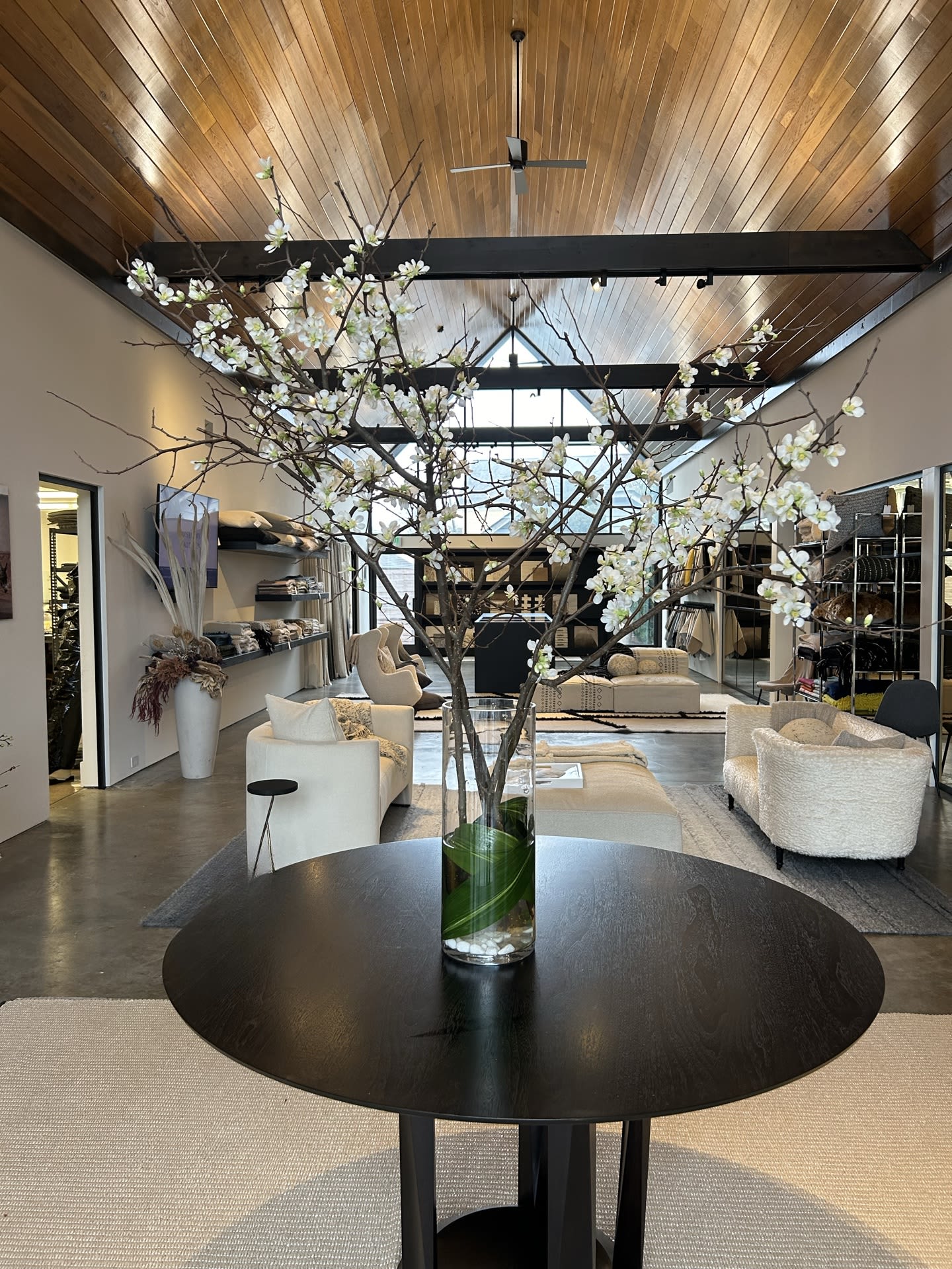 Weekly Special Flowering Quince Branches - Seasonal and extremely special, we absolutely love using quince branches. They last long and are so pretty.   They are truly a client favorite this time of year!  Blossom + Stem is offering clients a bundles of 5 long flower quince branches or a vased option.  They are tall and fresh and come usually as white or pink.    Cut no vase ( standard size)  Each branch is approx 36" but can keep taller or cut shorter as you see fit just let us know.  Taller branches are stunners in a foyer or kitchen island and shorter branches are beautiful simply bunches on coffee tables, end tables and the like.  Please indicate in the notes if you have a measurement preference.  Please note- the branches themselves have nodules in them that are pointy and a bit sharp.  Please keep away from small children , pets &amp; eyes.. 