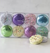 Spring 8pc Chocolate Covered Cookies - Spring 8pc Chocolate Covered Chocolate &amp; Cream Cookies.