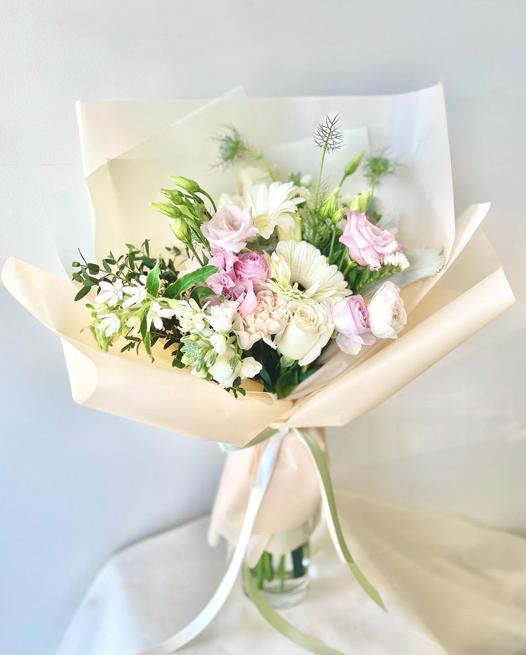 Spring Bloom Bouquet (Vase not included) - Any occasion calls for a custom-made hand bouquet. This bouquet does not come with the vase.