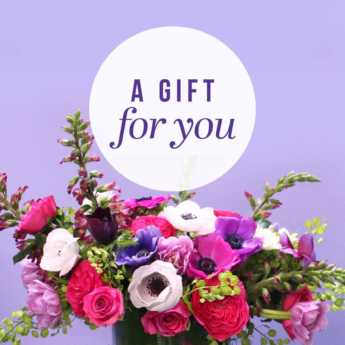 Gift Card - Give the person you're thinking of the freedom to choose something they'll truly love with a digital gift card for flowers and gifts - perfect for birthdays, anniversaries, thank-yous, or "just because" moments. Whether they're imagining a cheerful bouquet of mixed pinks, purples, and whites or a refined arrangement for a special celebration, this gift lets them browse and order arrangements, bouquets, and floral gifts on their own schedule.  Redeemable online and delivered by the shop, the digital gift card makes gifting simple and flexible - the kind of present that feels personal because it lets them select colors, flowers, and delivery timing. Add a short note at checkout to send a warm message along with the card and let them choose the bouquet that will make them feel celebrated.