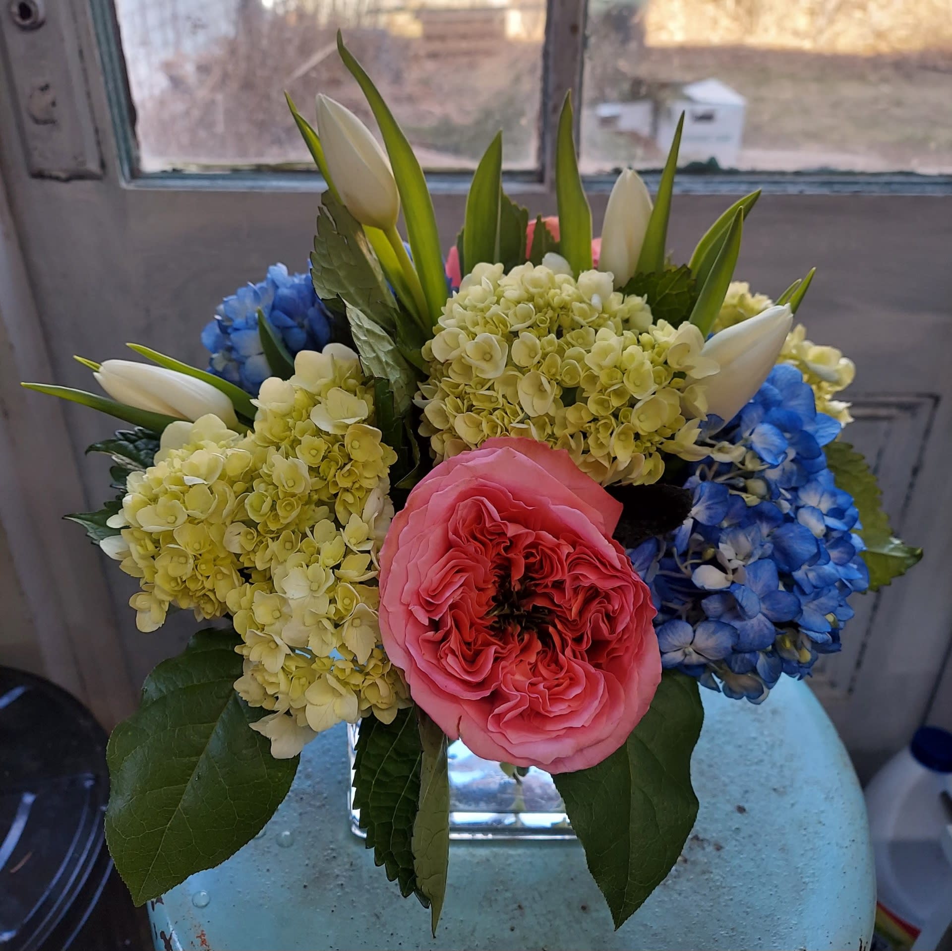 Everything Nice - This arrangement packs a big punch in color, style and flower selection.  All your favorites makes Everything Nice he perfect choice for any occasion.