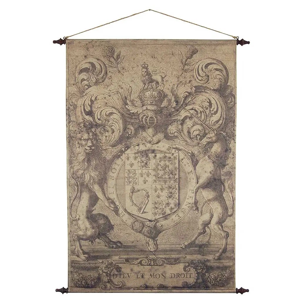 Vintage Farmhouse Fabric Wall Decor - Special Order only for pick up or delivery (6-7 days)  Elevate Your Collection with Timeless European Charm.  Printed on high-quality, durable fabric, this piece showcases a stunningly detailed scene reminiscent of a classic European engraving. Dimensions: 39 x 63 in