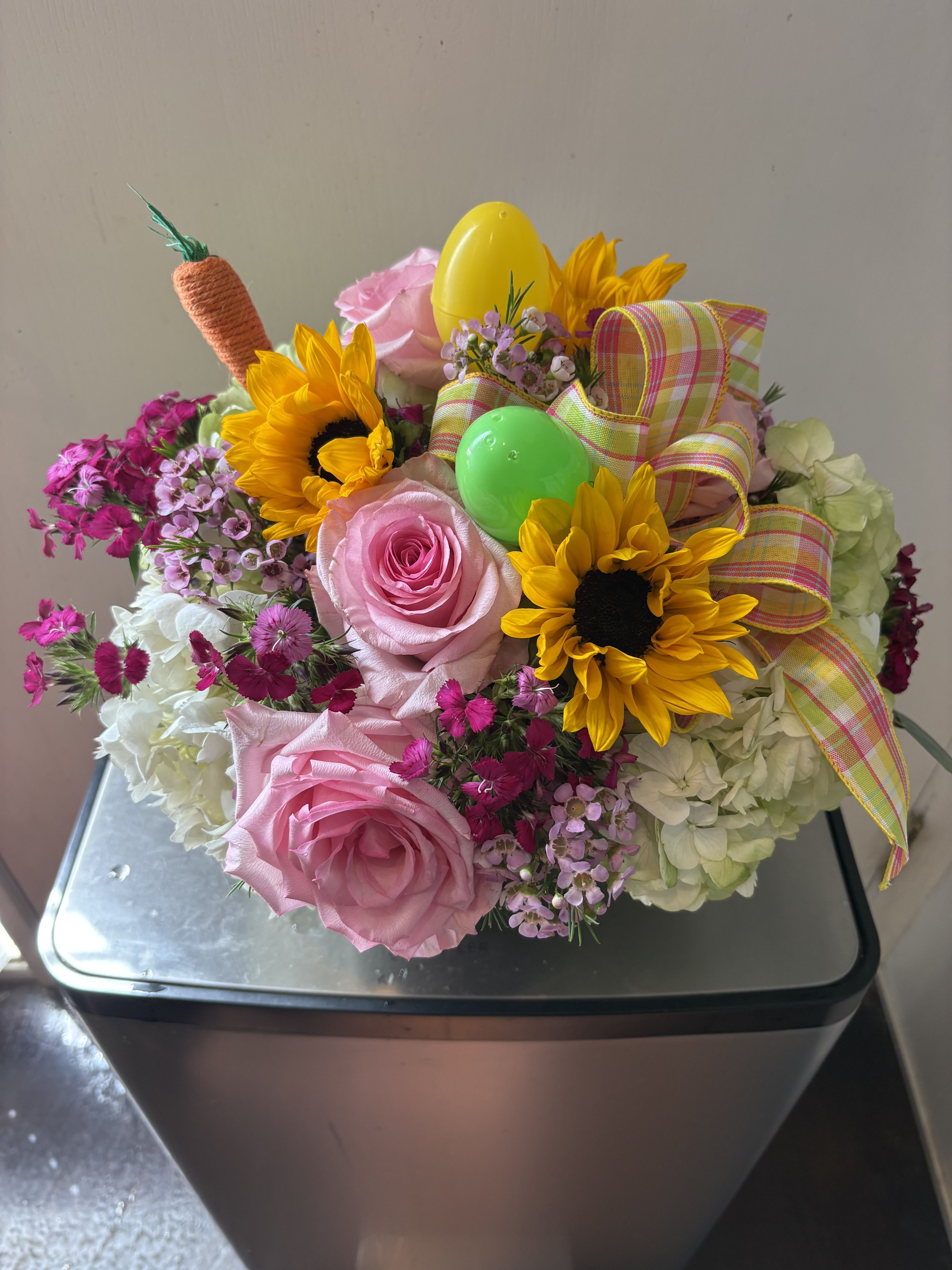 Easter blessings - Assorted spring flowers perfect for your Easter table. 