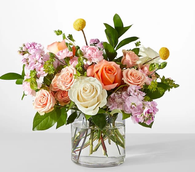 French Market (FTD Design - Serene and fragrant, this arrangement blends soft pastels to create a gift that is worthy of all occasions.