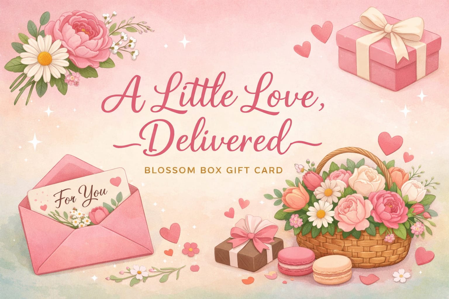 Pick Your Petals - Let them design their own moment of joy. From beautiful blooms to curated goodies, this gift card lets them create something they truly love. Easy to give, even sweeter to receive. 