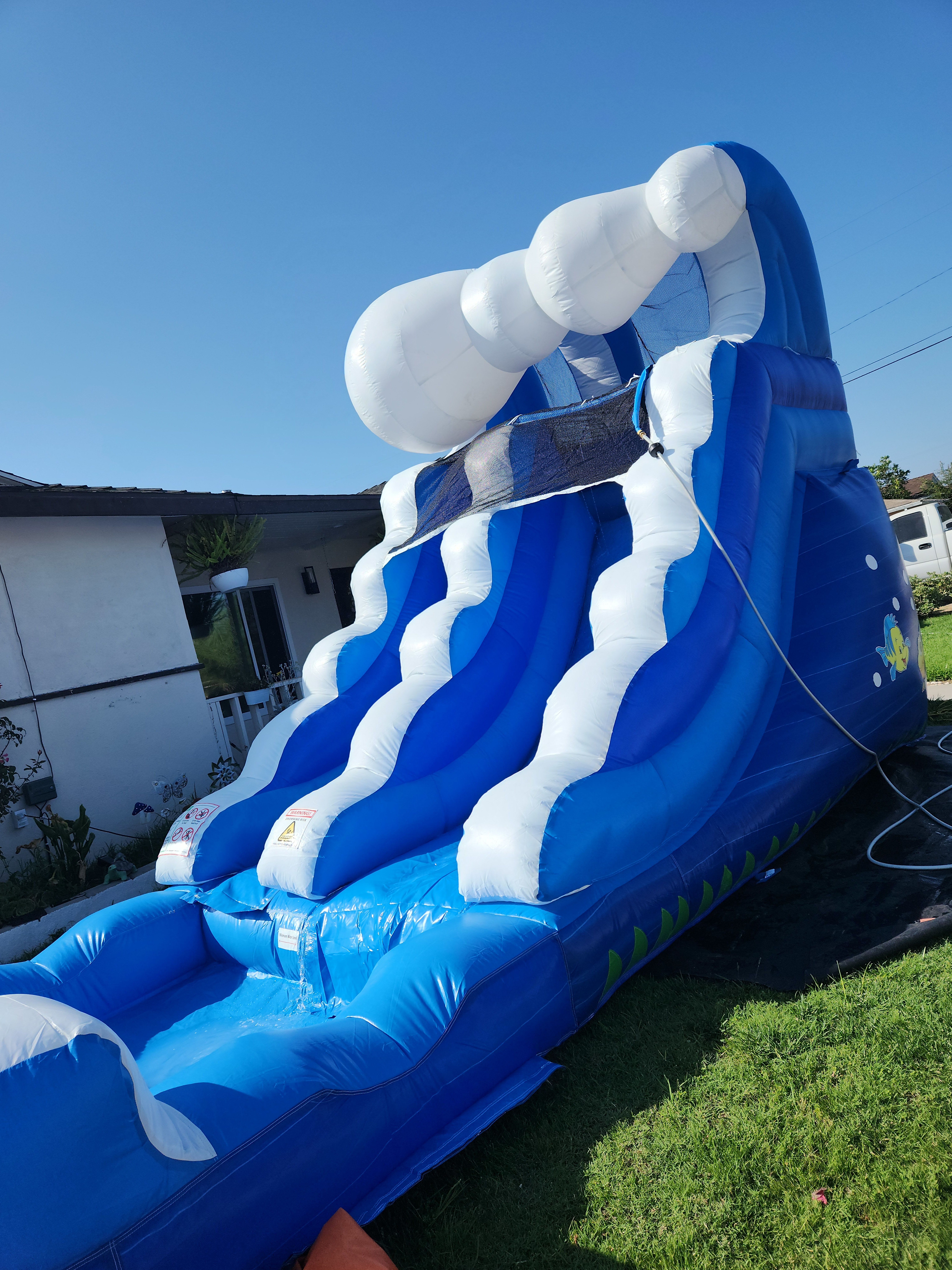 BOUNCY HOUSE WATER - WATER SLIDE  22 F. LONGAND 15 H