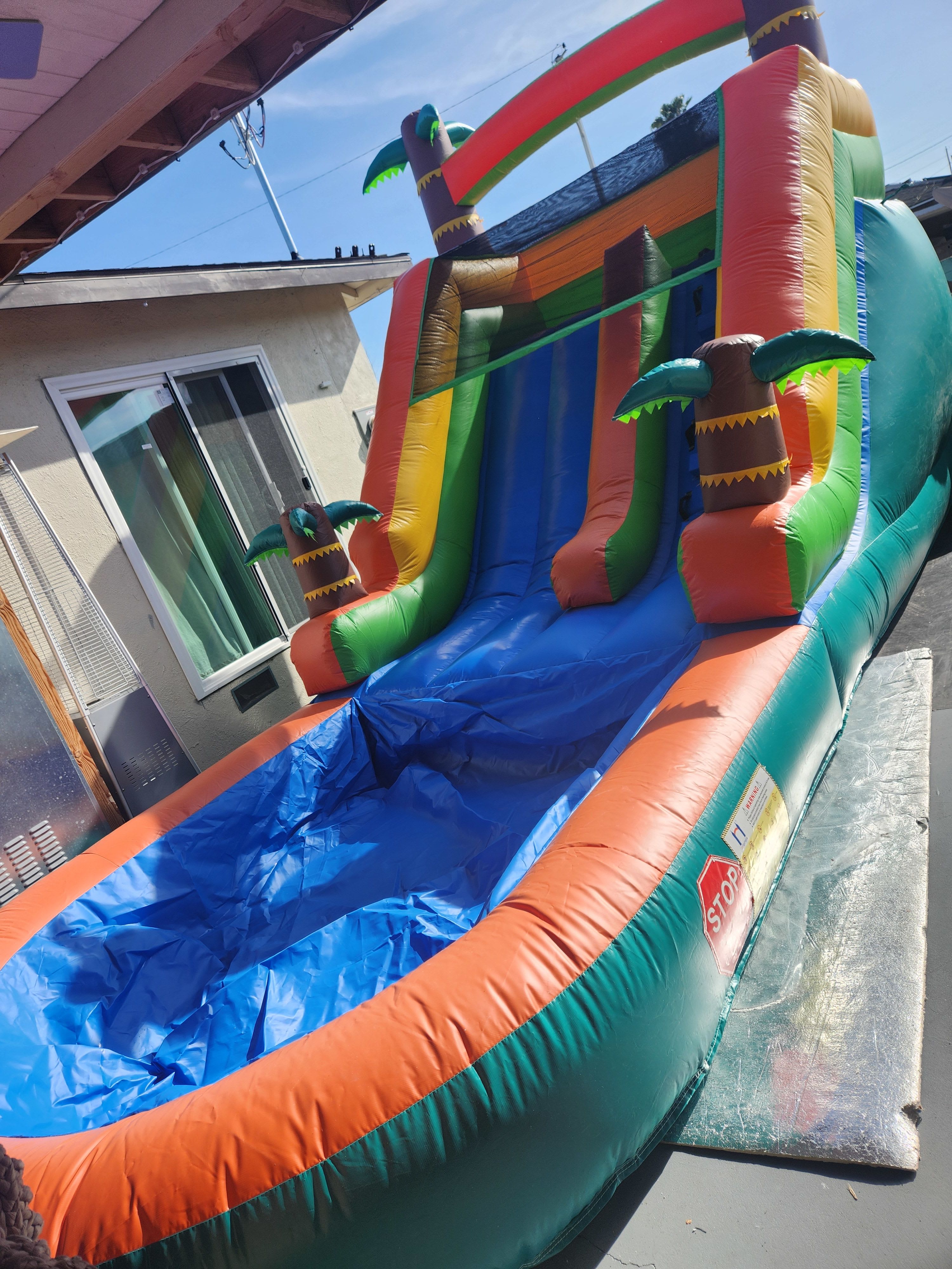 WATER SLIDE - WATER SLIDE 22F LONG AND 15F H 