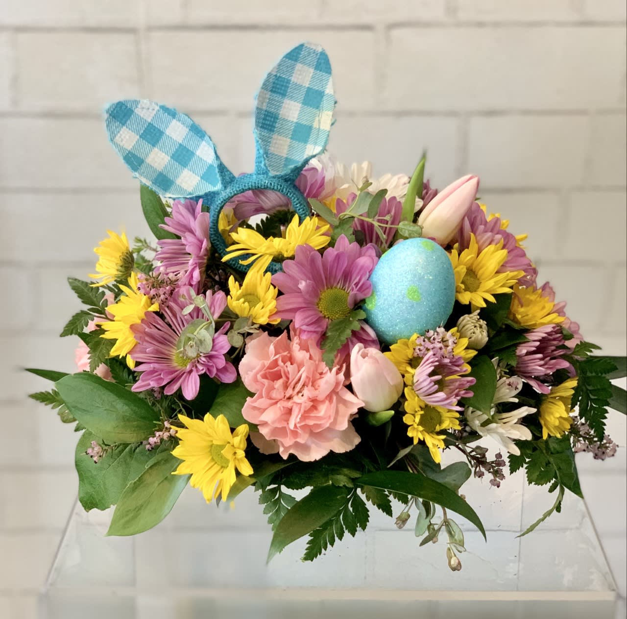 Easter Centerpiece  - Fresh Colorful Blooms for your Easter Centerpiece. 