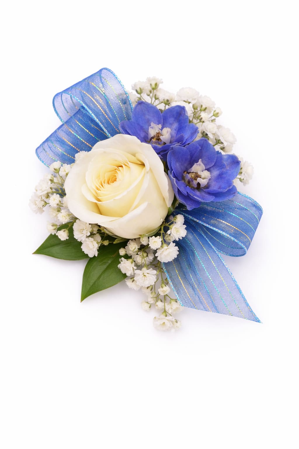 Blue and white wristlet - Blue and white wristlet