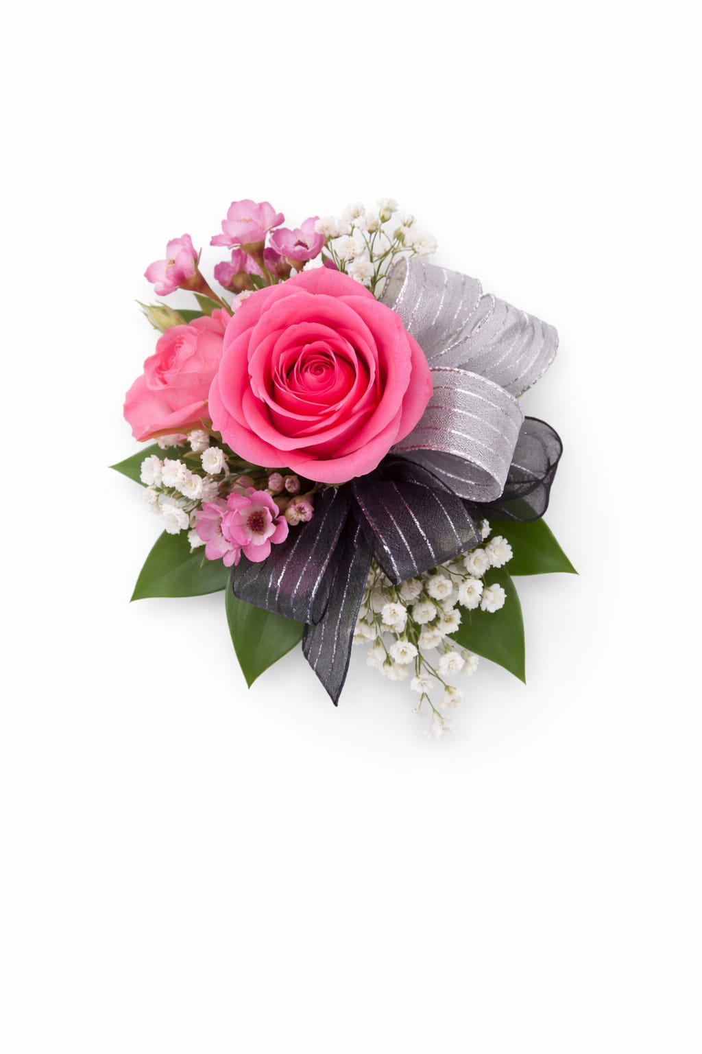 Pink and Black Wristlet - Pink and Black wristlet