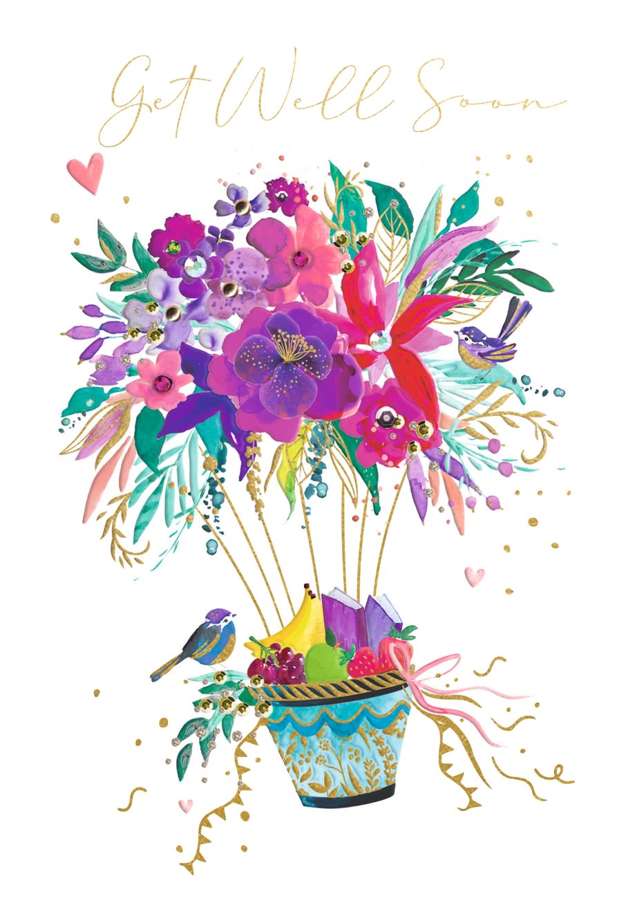 Get Well Soon - Greetings card