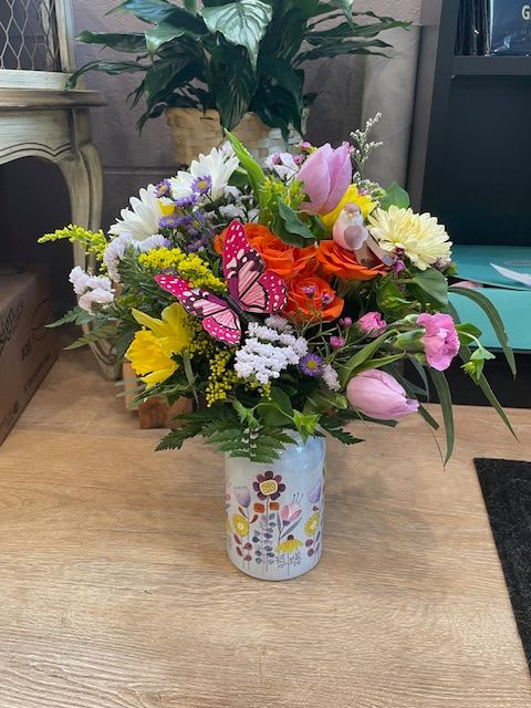 A Touch Of Spring  - All your favorite spring flowers in one arrangement!