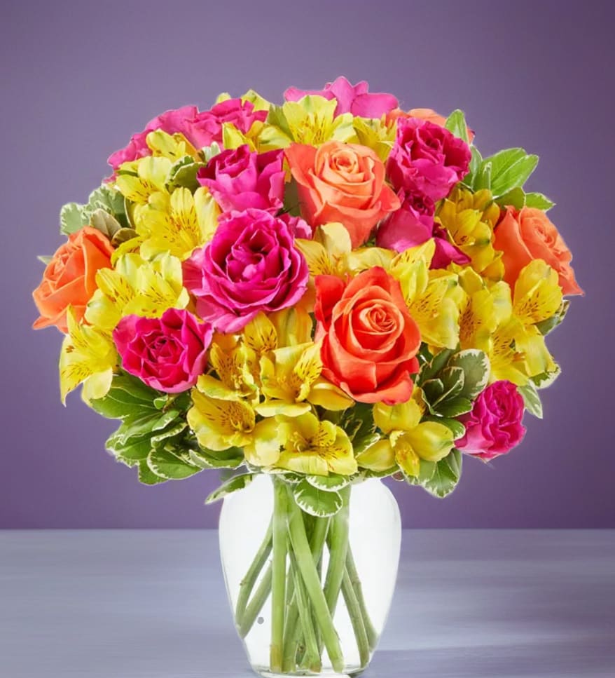 Sunset Celebration  - Bouquet will be delivered approximately as pictured.