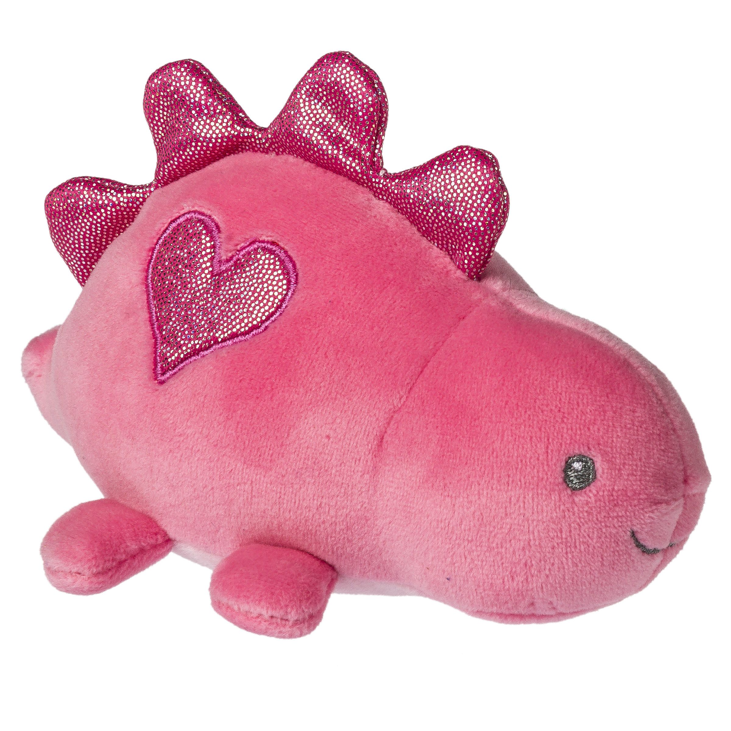 Mary Meyer Smootheez Sweet Spikes Pink - Soft stuffed plush dinasaur measuring 3"