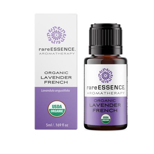 Organic Lavendar French Essential Oil - rareESSENTIAL aromatherapy essential oil with an herbaceous, floral aroma