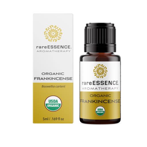 Organic Frankincense Essential Oil - rareESSENCE aromatherapy essential oil that is strong and smokey with fresh turpene-like notes.