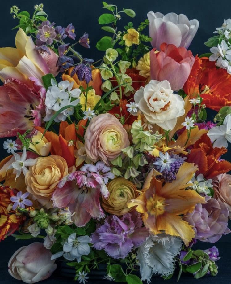 Designer's Choice $400 - Our designer will design a gorgeous seasonal bouquet with the freshest possible flowers that is sure to delight anyone who receives it. We deliver one-of-a-kind floral art pieces that will be remembered and praised for years to come. We guarantee it!   Flowers and greenery may vary due to seasonal availability, but that’s part of the charm! Our creative designers will substitute with the freshest high end product available- some grown in our very own garden!- and create something beautiful.  *Have a special request?* Let us know in the special instructions section during checkout.