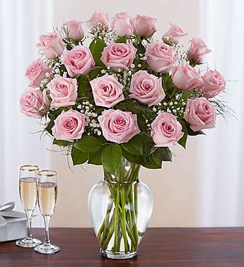 Long Stem Pink Roses - Birthdays, anniversaries, first dates -- any special occasion becomes a spectacular event with a gift of premium long-stem pink roses. Symbols of admiration, appreciation, elegance and romance, a hand-designed bouquet of long-stem pink roses are perfect for your true love, new love, best friend, or close family member.