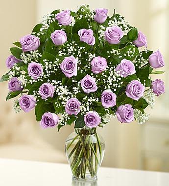 Long Stem Purple Roses - Leave no doubt they''re the most special person in your life by sending a stunning bouquet of two, three or four dozen of our freshest purple roses. Beautifully hand-designed by our expert florists, it''s the ultimate expression of your feelings. Colors, varieties, and container may vary due to local availability.
