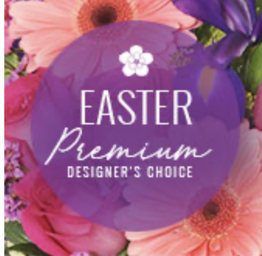 Easter Premium designer’s choice  - Easter is a time filled with beautiful pastels and fresh blooms, so send stunning flowers to someone you love! This Easter arrangement is the perfect way to add an extra bit of class to your home for the spring season.