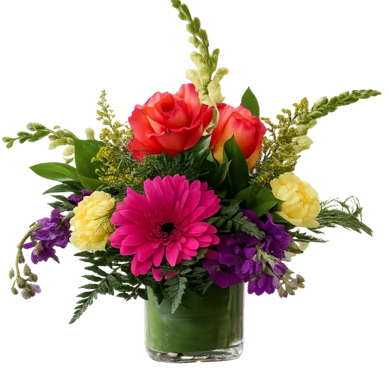 Vibrant Garden Glow Bouquet -  Vibrant Garden Glow Bouquet