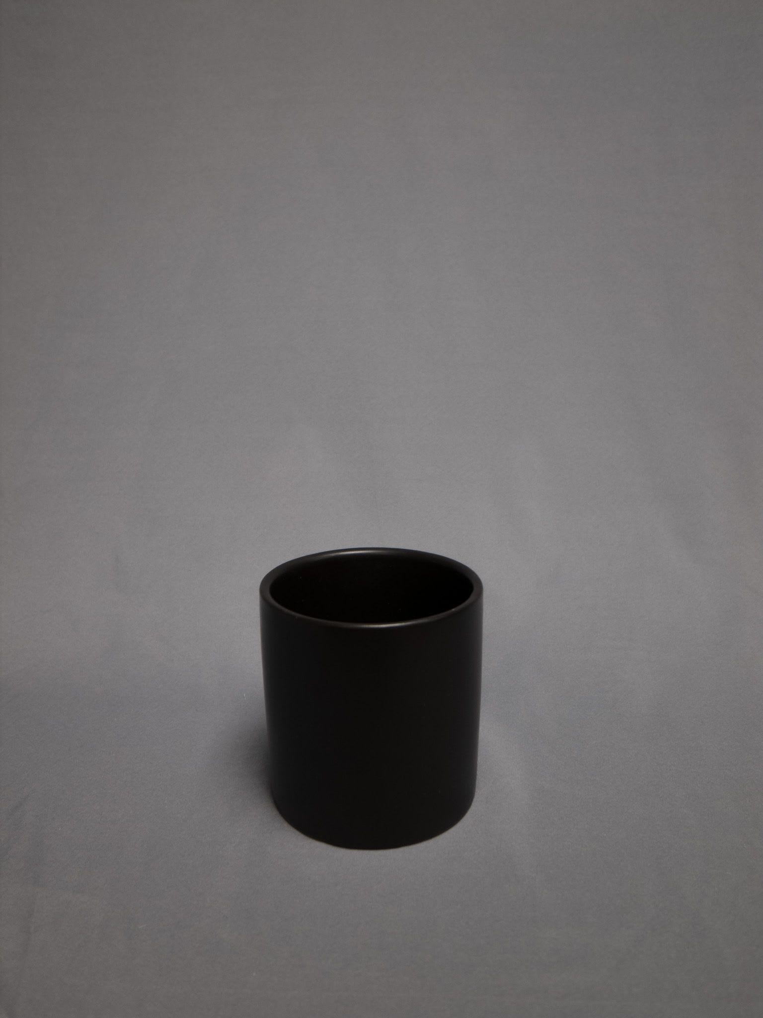 4" Black Cylinder Vase - 4in Black Cylinder Vase