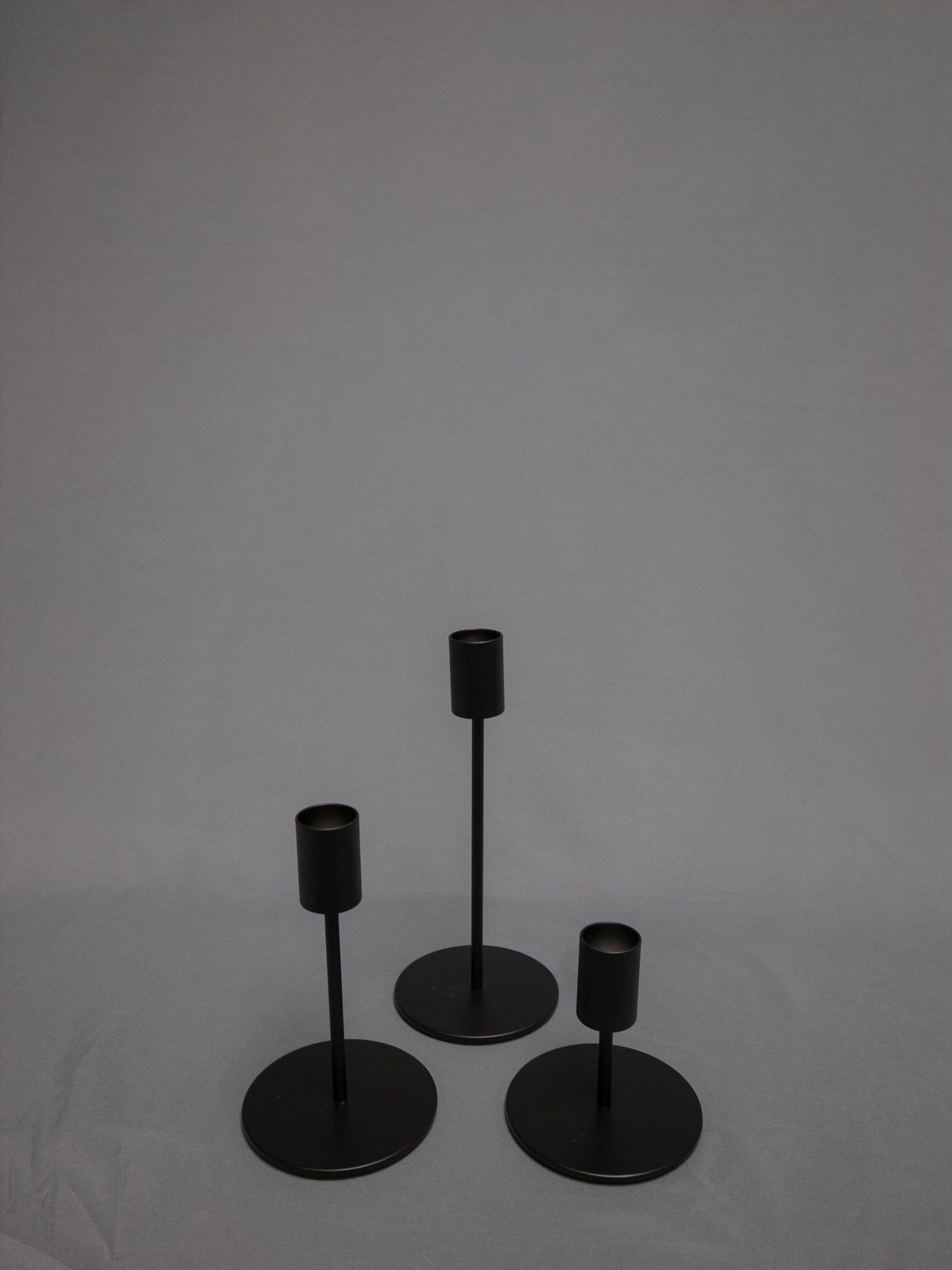 Black Candlesticks - Various Heights - Black Candlesticks - $2.00 each