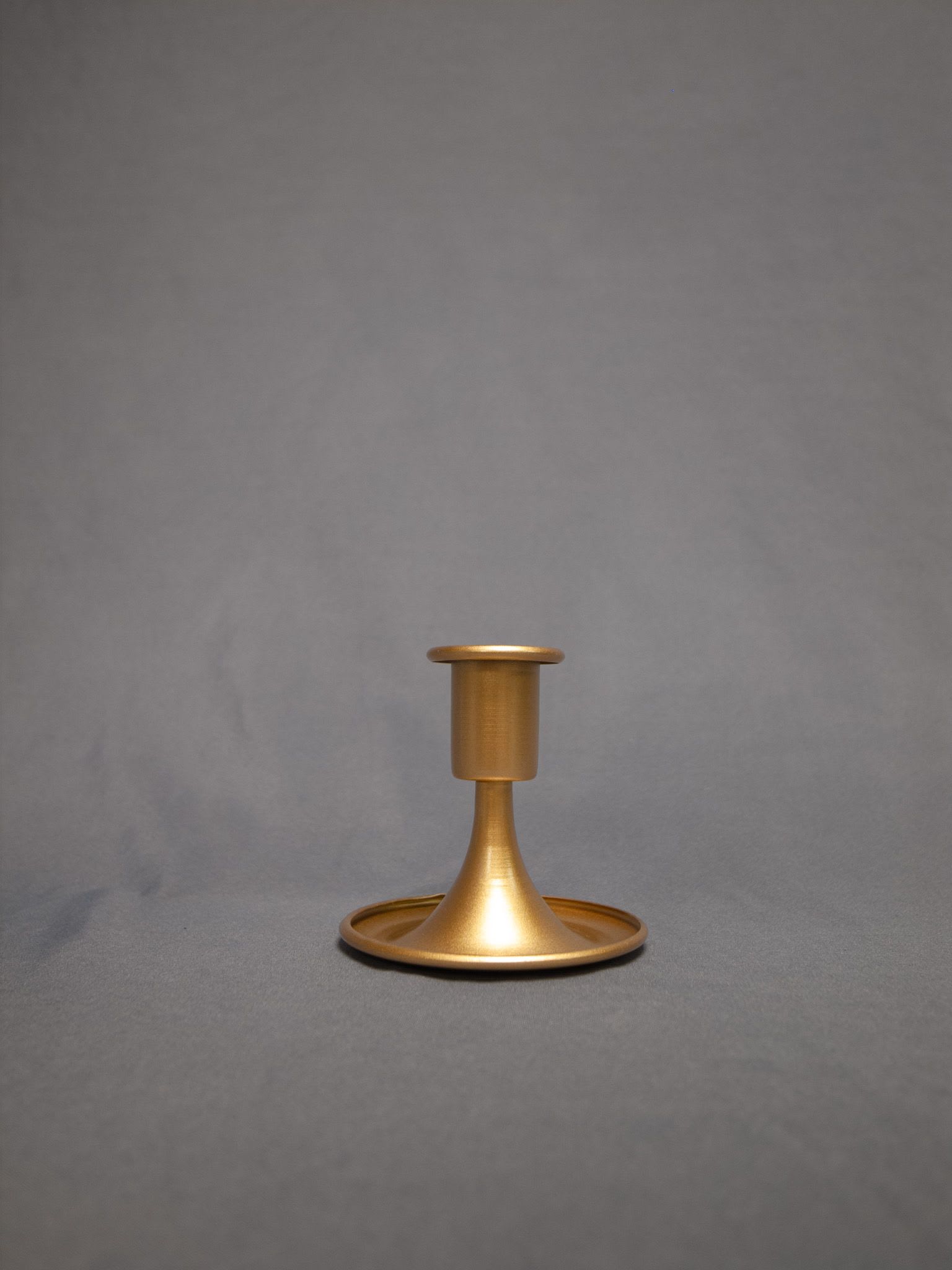 3" Gold Candlestick - 3" Gold Candlestick