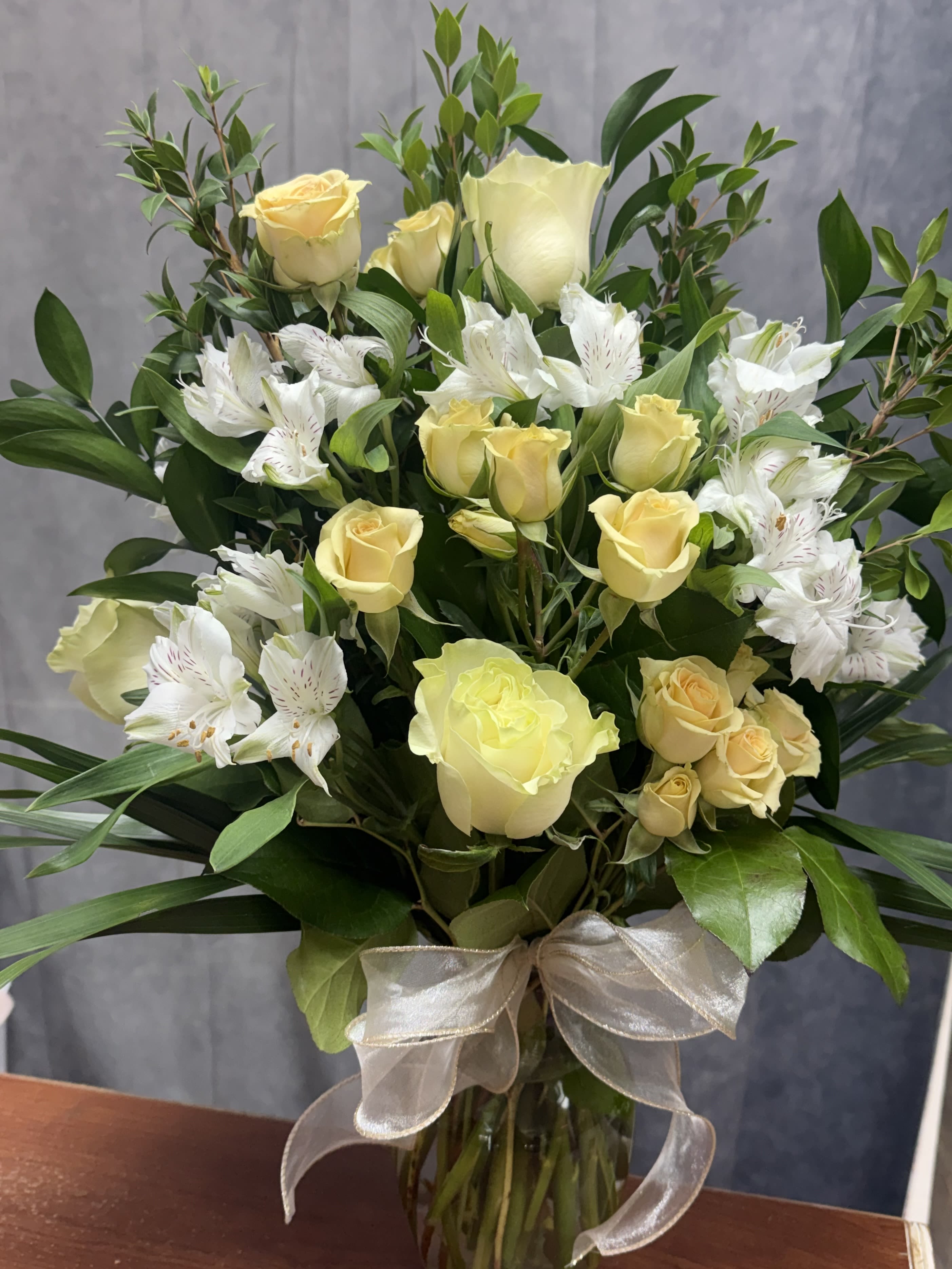 Peachy Bliss - Brighten any day with our handcrafted Peachy Bliss floral arrangements, perfect for any occasion or just because. Designed with fresh, seasonal blooms in a variety of colors and styles, these arrangements bring beauty and joy to any space. Whether you’re celebrating a milestone, showing appreciation, or simply spreading happiness, our everyday flowers are the perfect way to make someone smile