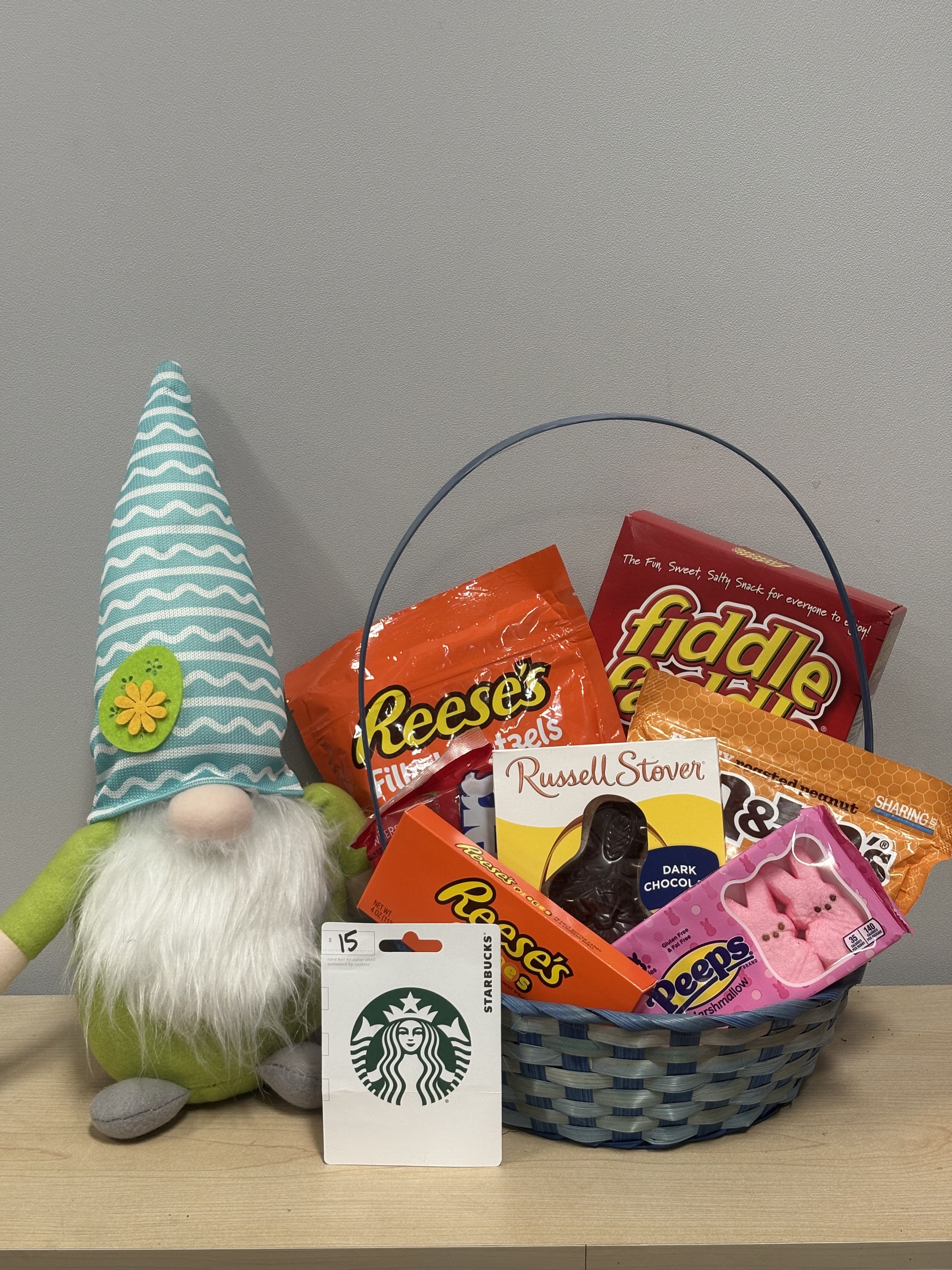 Starbucks Easter Basket Trio - As shown with $15 gift card included