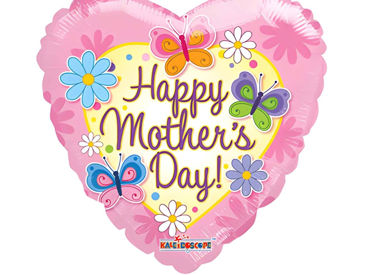 Happy Mother's Day Balloon - 8" Happy Mother's Day balloon. Designs will vary. 