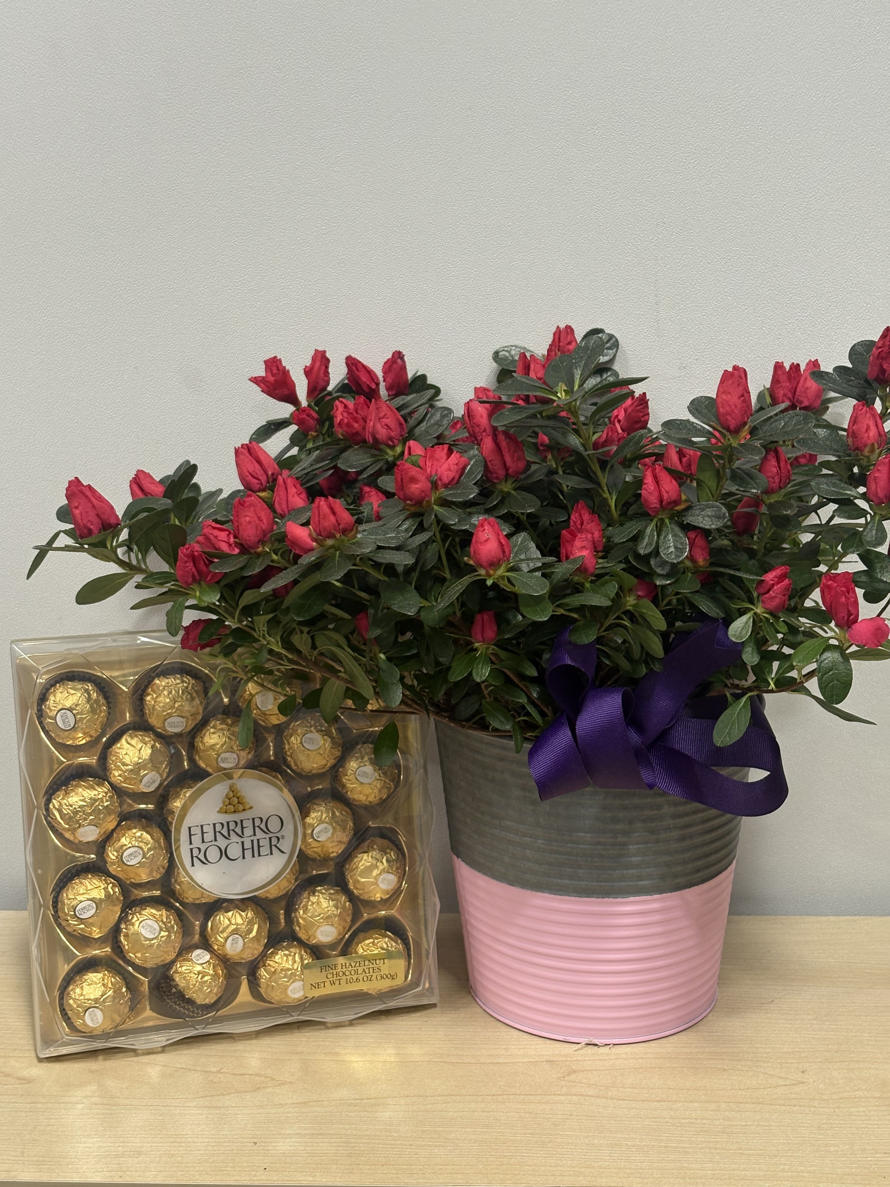 Blooming Azalea &amp; Chocolates  - As shown 