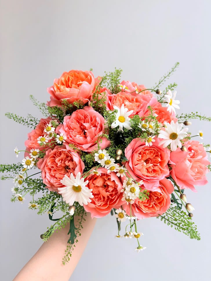 Dearest - A flirty take on the traditional rose bouquet.  *Vase not included