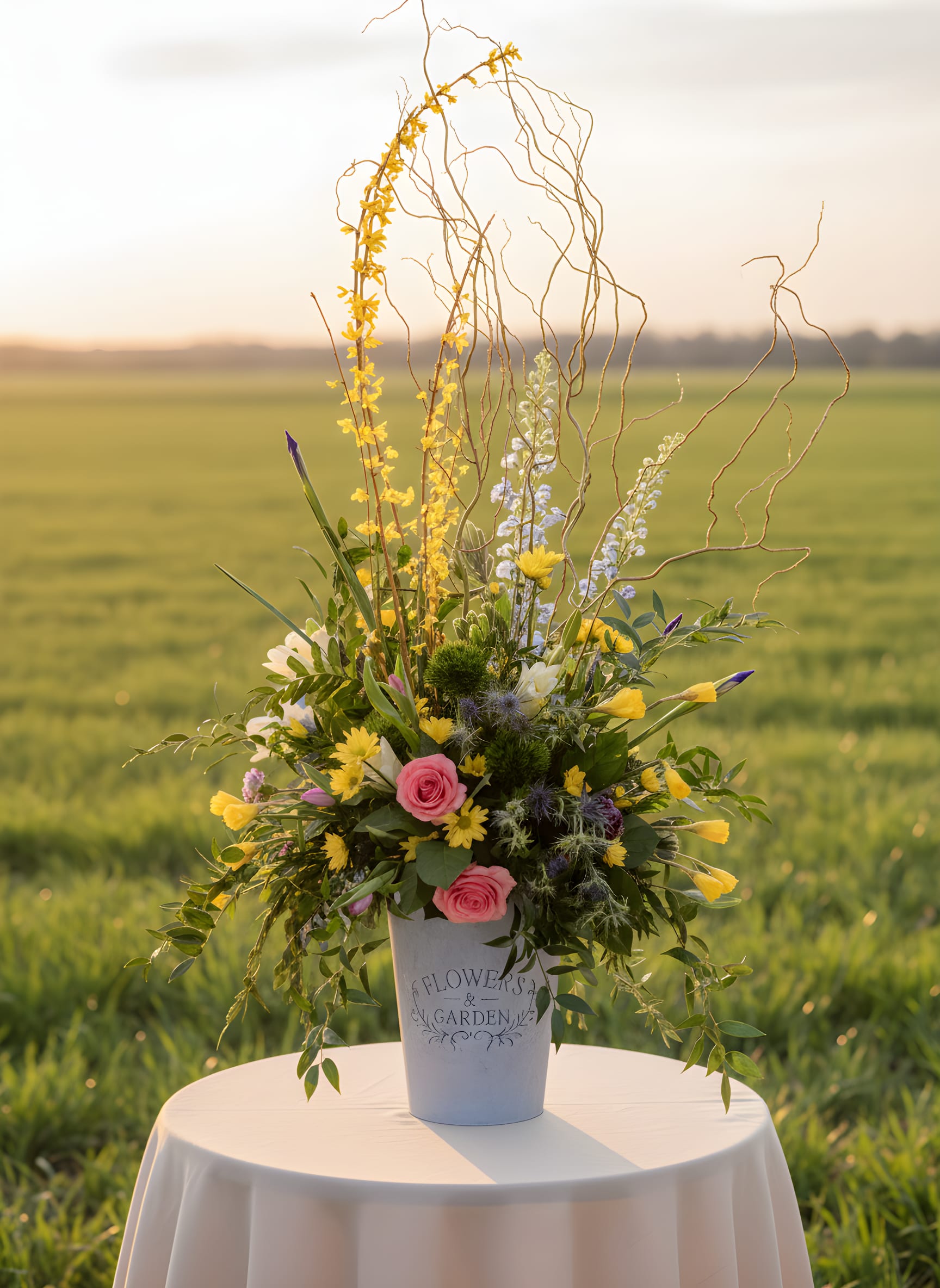 Flower and Garden (designer choice) - Please note flowers may vary. Container will remain the same. 