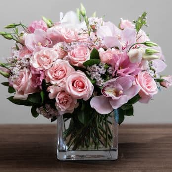 Pink - Pink elegant flowers 