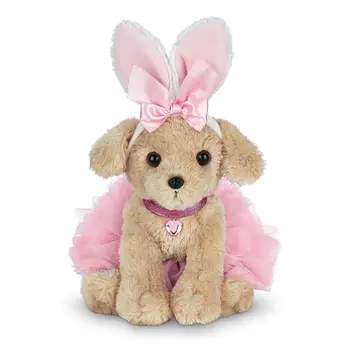 Lil' Puppy Tutu - Introduce your child to their new fuzzy friend, Lil' Puppy Tutu from Bearington Collection. This 13-inch plush toy is expertly crafted, providing a cuddly companion that's both high-quality and affordable. Perfect for playtime, naptime, and everything in between.  A charming gift designed to make your little one smile!