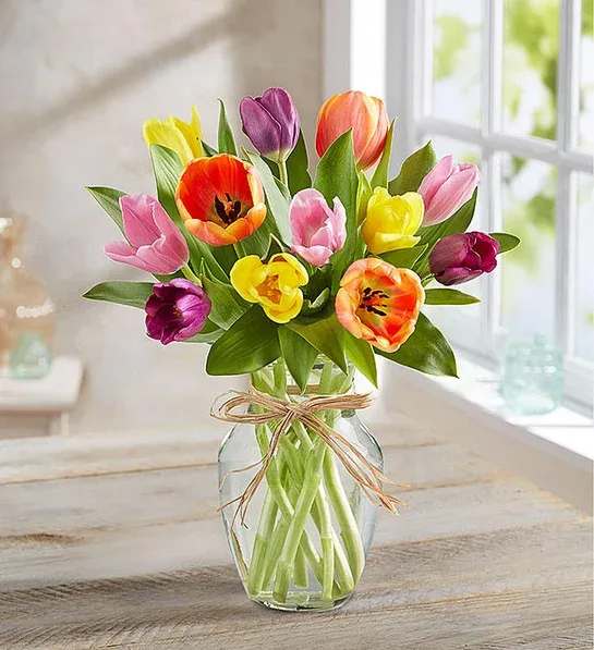 Tulips  - Assorted Tulips: Standard is 15 assorted, Deluxe is 20 assorted and the premier is 25 assorted 