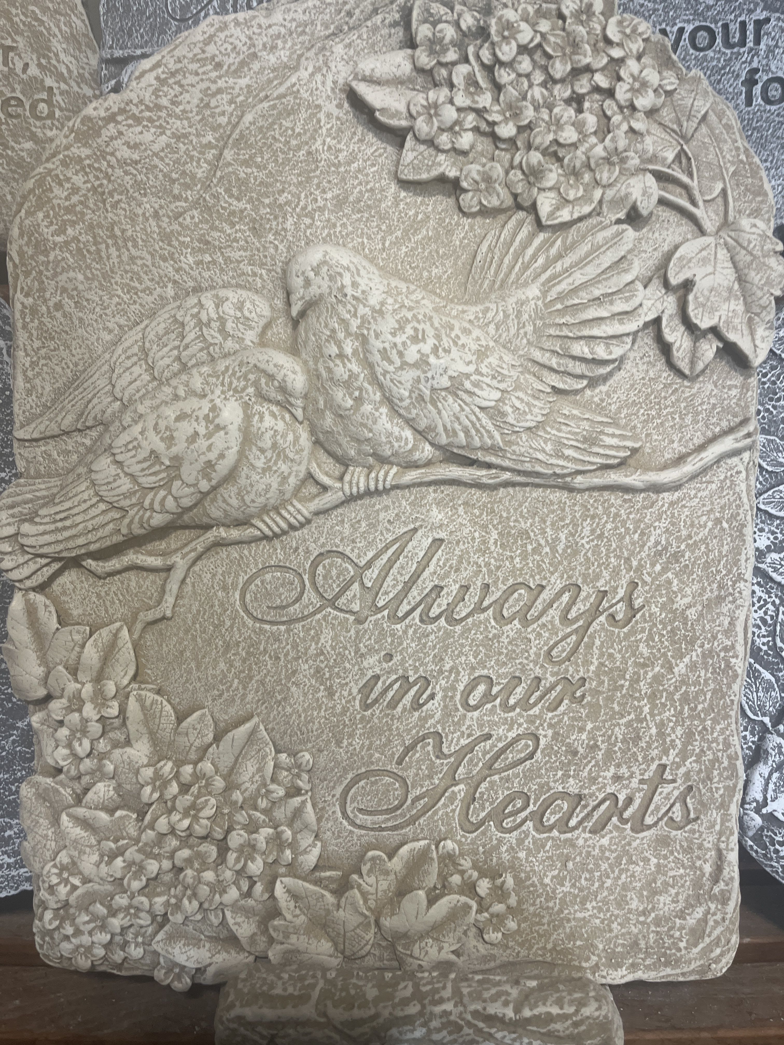Garden Stone “ Always in our hearts” - Always in our hearts