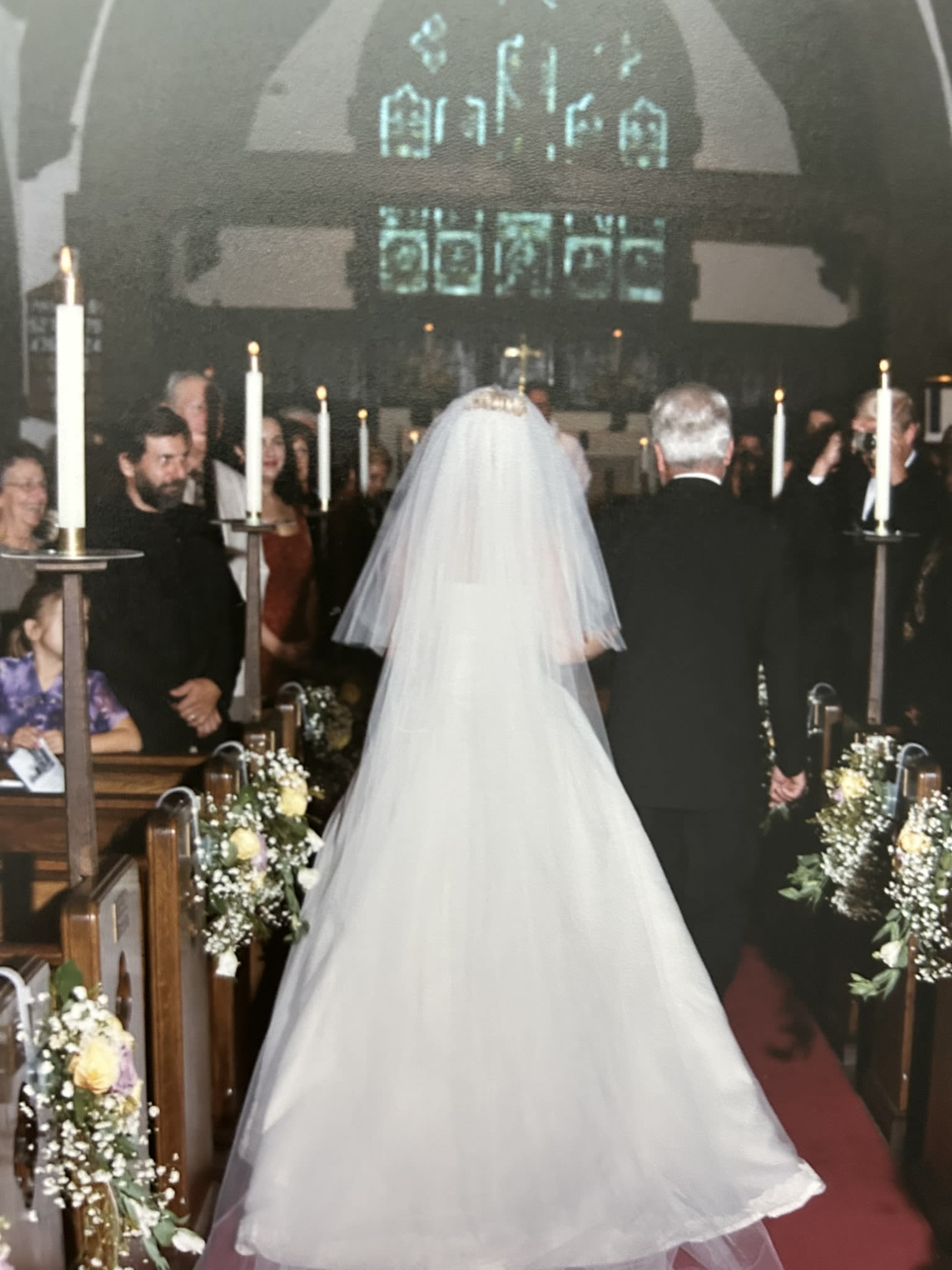 Pew Hangs - Depending on flowers and amount of pew hanging, can start as low as $25 . Weddings are encouraged to call