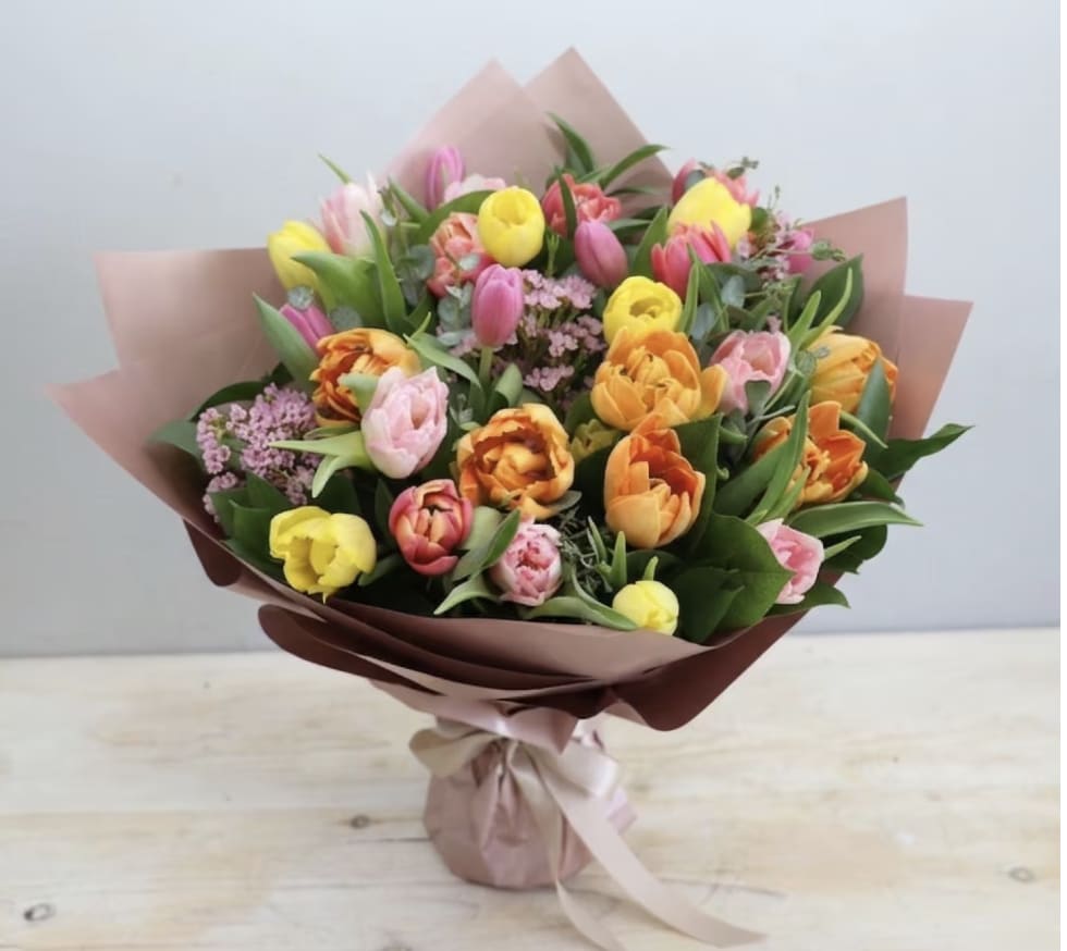 Marmalade Trio - Weho  - Trio of colors for this tulip bouquet.