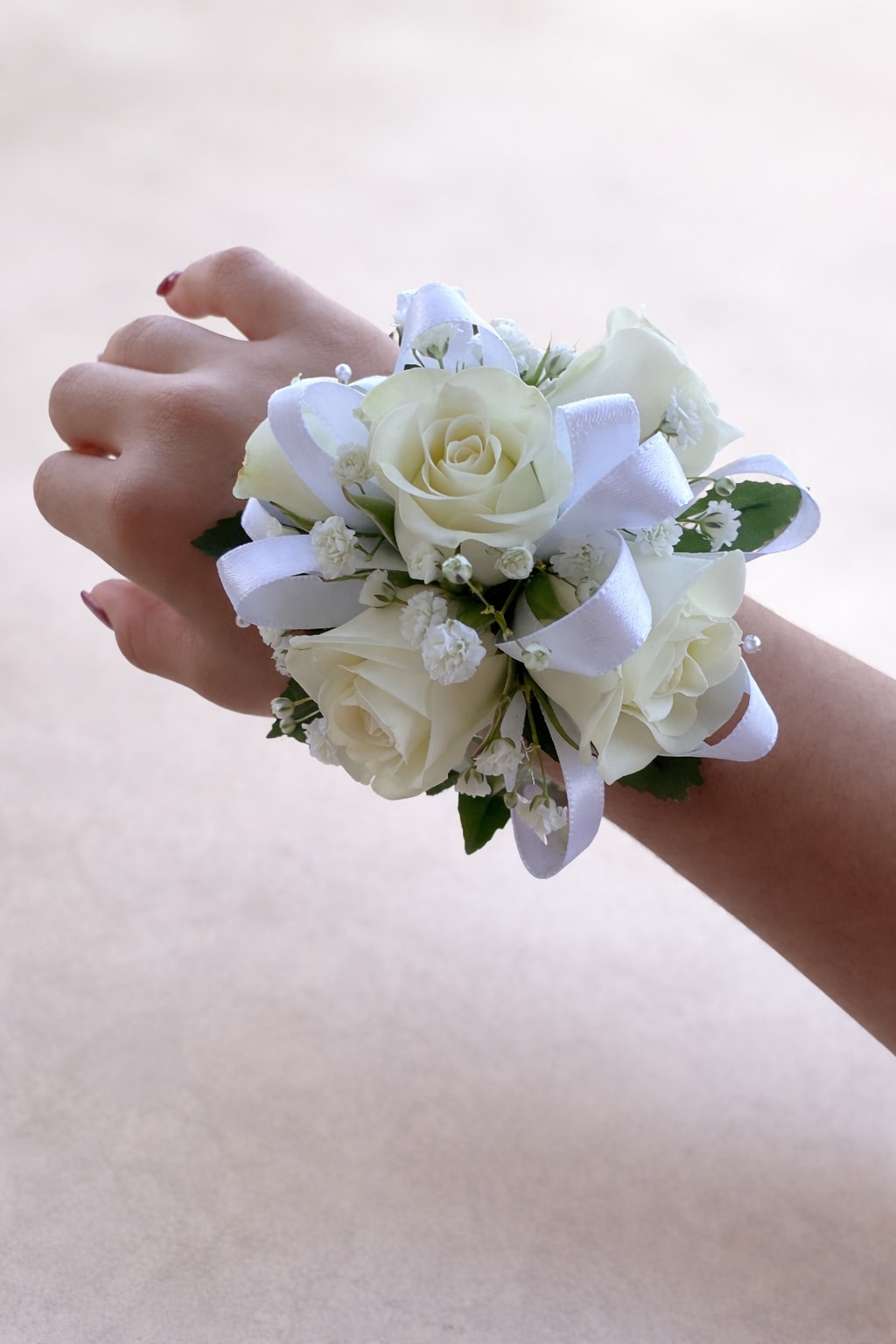 Corsage  - Each corsage is made to order so we'll contact you to confirm color choices and any personalization. Because these are fresh flowers, we recommend keeping the corsage cool and dry until the event and avoiding direct heat for best wearability.