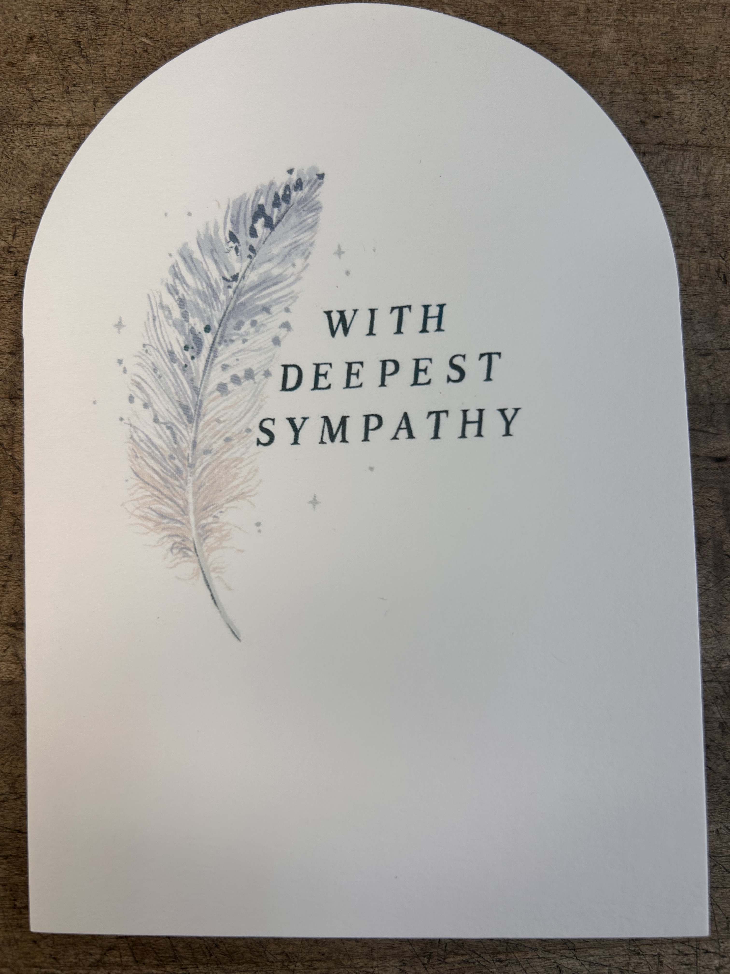 Sympathy Card - blank card