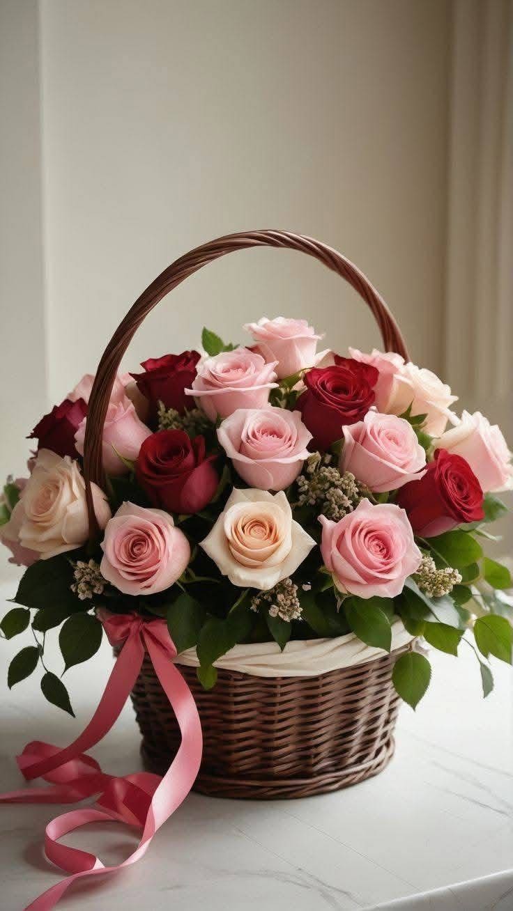 Rose Basket - rose 