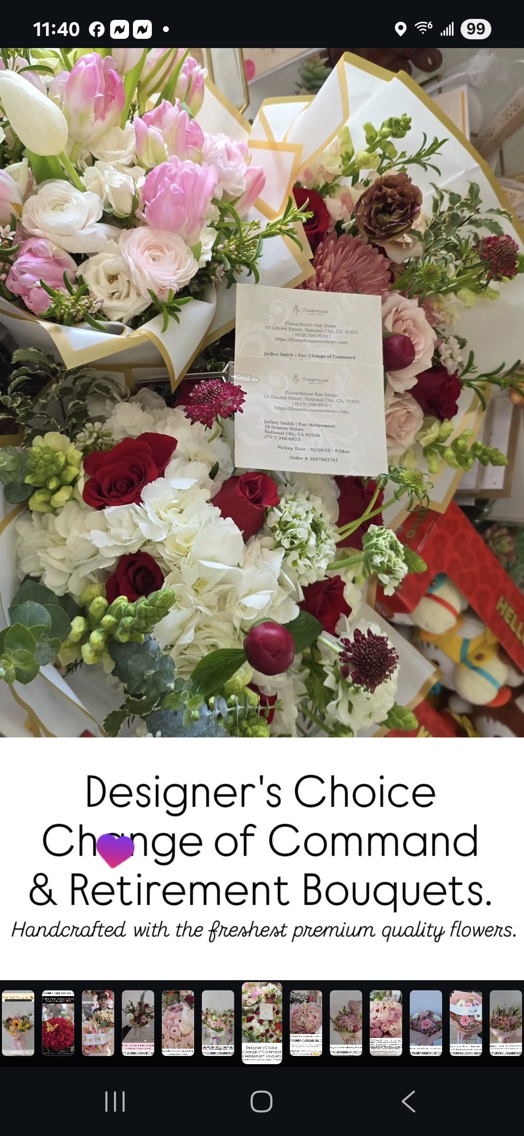 Retirement Bouquet  - Perfect for retirement and graduations.