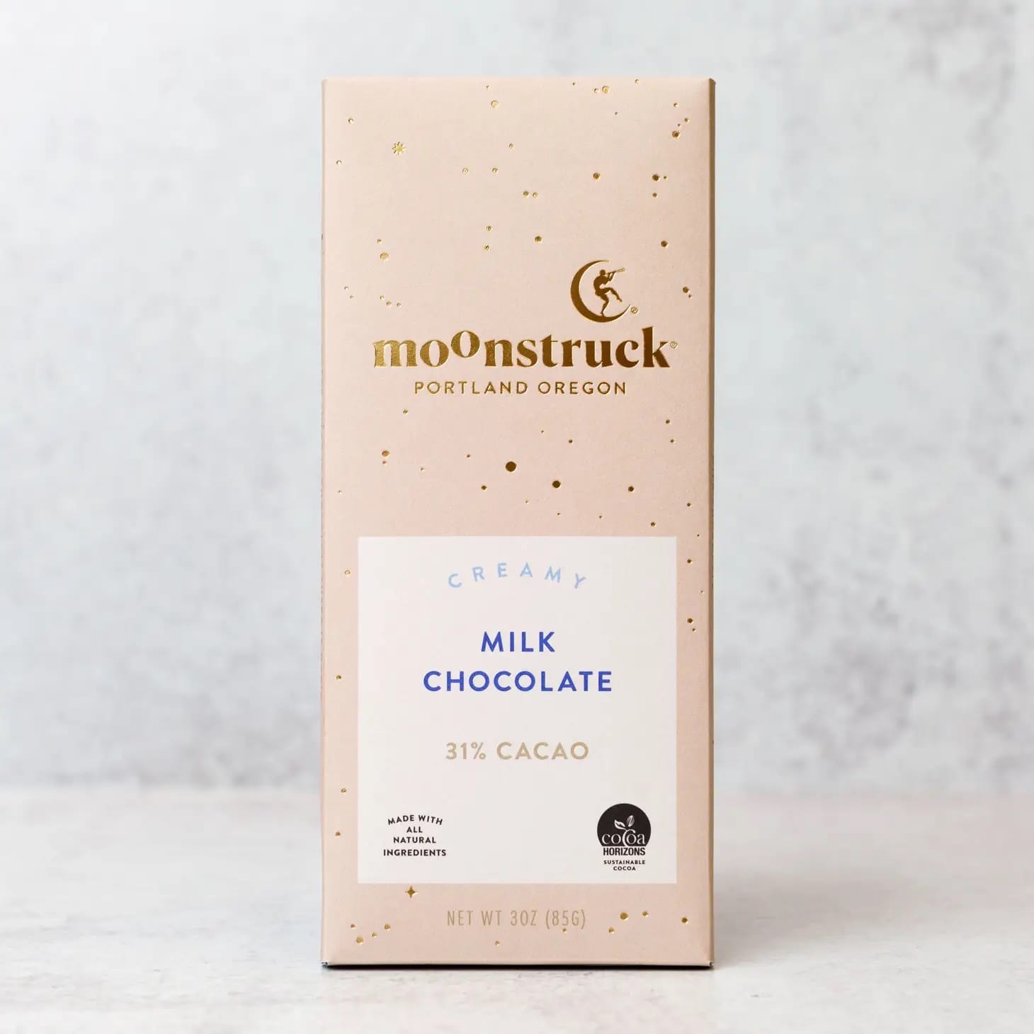 Box of Moonstruck creamy milk chocolate