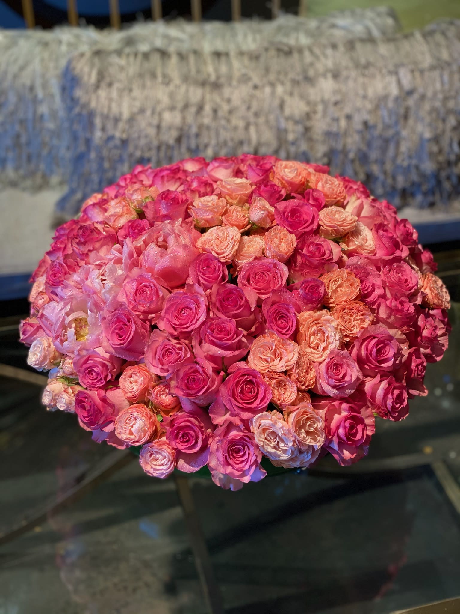 Rosé All Day - This assortment of Roses is sure to impress! Featuring Roses, Garden Roses, and Spray Roses in a variety of pink shades