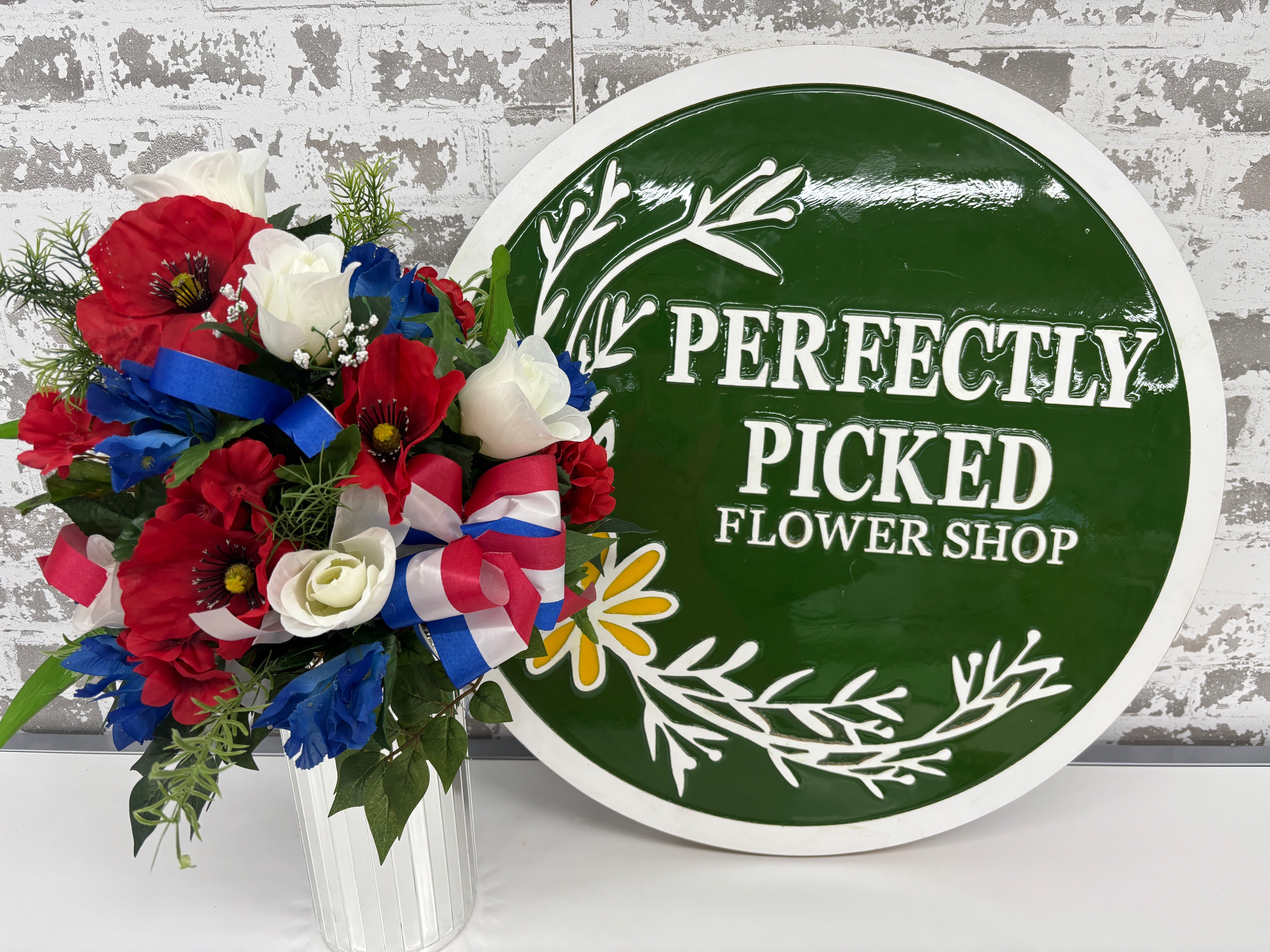 Silk Memorial Urn - Beautifully customize, spiked earn arrangements are designed to bring comfort and lasting beauty to any gravesite. 